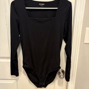 Old Navy Classic Black Bodysuit
